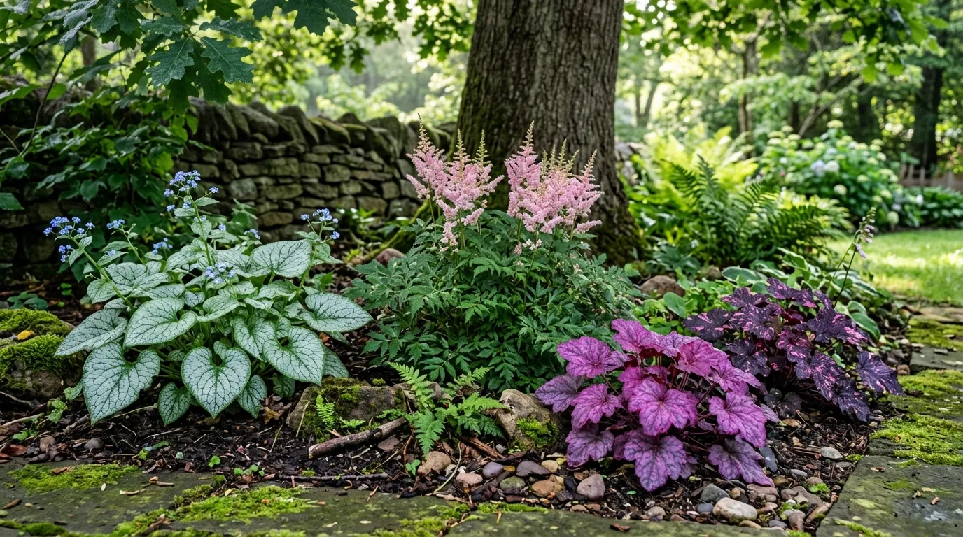 Woodland-Style Perennial Planting